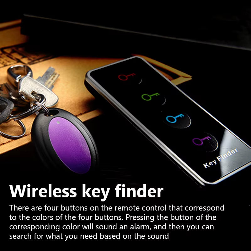 Revolutionary 4-in-1 Anti-Lost Key Finder: Your Ultimate Wireless Locator for Kids, Pets, and Valuables
