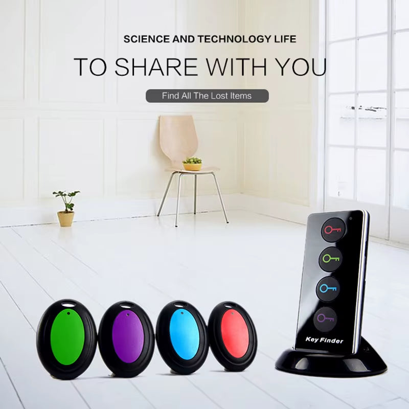 Revolutionary 4-in-1 Anti-Lost Key Finder: Your Ultimate Wireless Locator for Kids, Pets, and Valuables