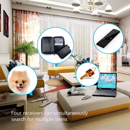 Revolutionary 4-in-1 Anti-Lost Key Finder: Your Ultimate Wireless Locator for Kids, Pets, and Valuables
